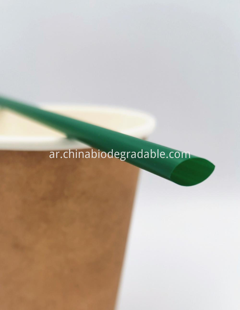 Compostable Plastic Flexible PLA Natural Drinking Straw